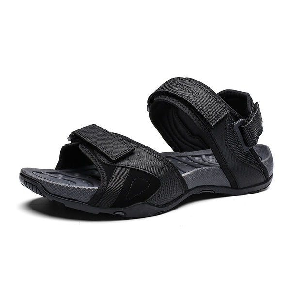 Men's Sandals Stitching Soft Sole Casual Beach Shoes