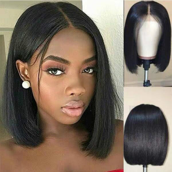 Wig Women Short Human Hair Wigs Bob Brazilian Black Women Remy