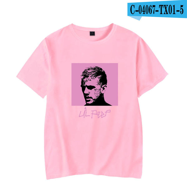 LIL PEEP Crew Neck Short Sleeve T-Shirt Top