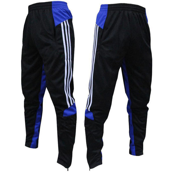 Three-bar Trousers Zipper Color Matching Foot Autumn Training Foot Pants