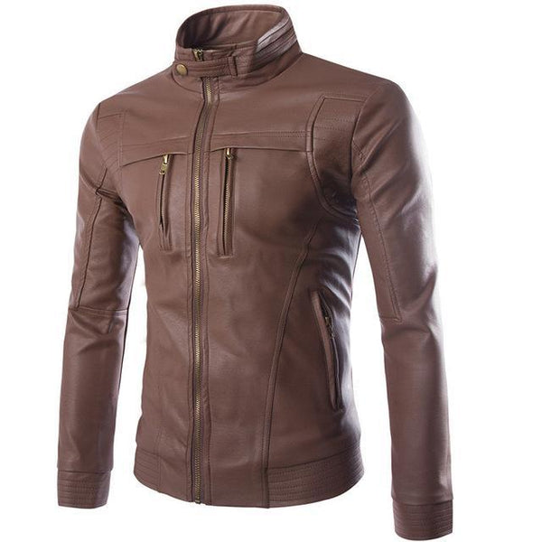 Striven Mens Leather Jacket