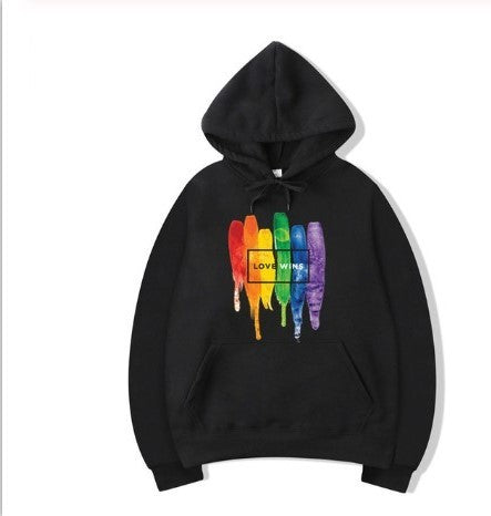 Men's Pride Lgbt Cotton Fleece Hoodies Sweatshirts Man Love Wins Sweatshirts Hoodies Comics Hoodie