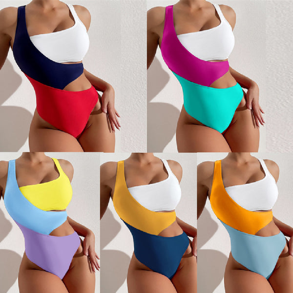 Fashion Shaping Conservative Bikini Swimwear