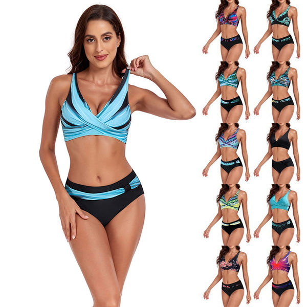 New Beach Split Swimsuit Summer Lady Sexy Halter Bikini