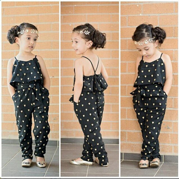 Mode Sommer Kinder MÃ¤dchen Kleidung Sets Baumwolle Ã„rmellose Polka Dot Strap MÃ¤dchen Overall Kleidung Sets Outfits Kinder AnzÃ¼ge