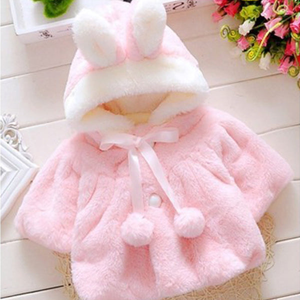 Samantha Rabbit Hood Coat