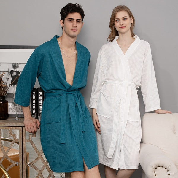 Couple Robes Sleepwear Women Men Loungewear Bathrobe